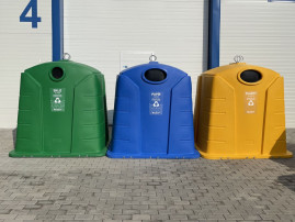 Пластикові контейнери для роздільного збору сміття - 5
