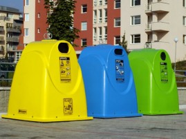 Склопластикові контейнери для роздільного збору сміття